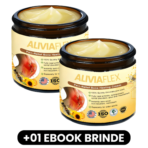 AliviaFlex - Creme Curativo para Articulações - Mania das CoisasAliviaFlex - Creme Curativo para ArticulaçõesMania das Coisas