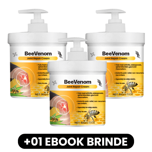 BeeVenom - Creme de Reparação de Articulações - Mania das CoisasBeeVenom - Creme de Reparação de ArticulaçõesMania das Coisas
