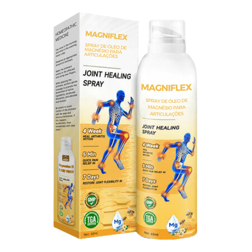 MagniFlex - Spray de Óleo de Magnésio para Articulações - Mania das CoisasMagniFlex - Spray de Óleo de Magnésio para ArticulaçõesMania das Coisas