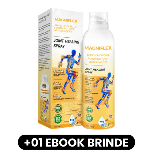 MagniFlex - Spray de Óleo de Magnésio para Articulações - Mania das CoisasMagniFlex - Spray de Óleo de Magnésio para ArticulaçõesMania das Coisas